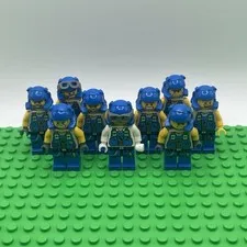 LEGO Power Miners Lot of 9 Minifigures Rex Brains Duke