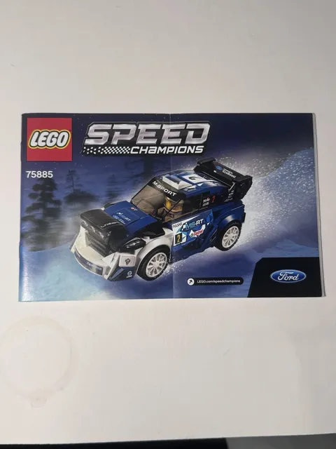 LEGO Speed Champions Ford Fiesta M-Sport WRC (75885) INSTRUCTIONS ONLY