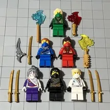 LEGO Ninjago Techno Robe Lloyd, Kai, Cole, Jay & Zane ) D8 78