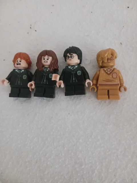 Harry Potter Hogwarts Students LEGO® Minifigure Mini Figure Lot Of 4