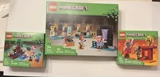 Lego Minecraft The Armory The Nether Lava Battle The Swamp Adventure New In Box 