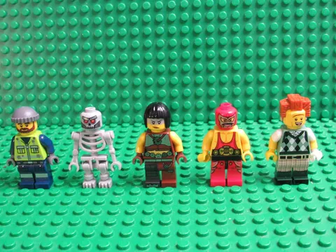 Lot of The LEGO Movie Minifigs President Business El Macho Garbage Man Grant  M3
