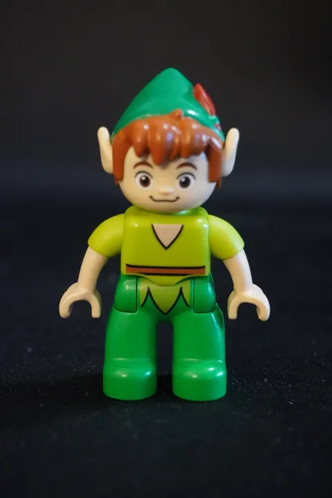Duplo Figure - Peter Pan - Minifig Number: [47394PB184] - Set: [10526-1]