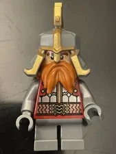 LEGO Dain Ironfoot Dwarf Minifigure LOTR The Hobbit - lor107 79017 - PLEASE READ