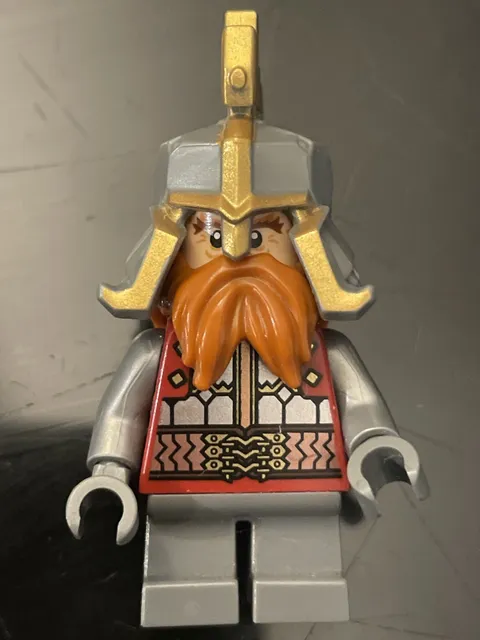 LEGO Dain Ironfoot Dwarf Minifigure LOTR The Hobbit - lor107 79017 - PLEASE READ