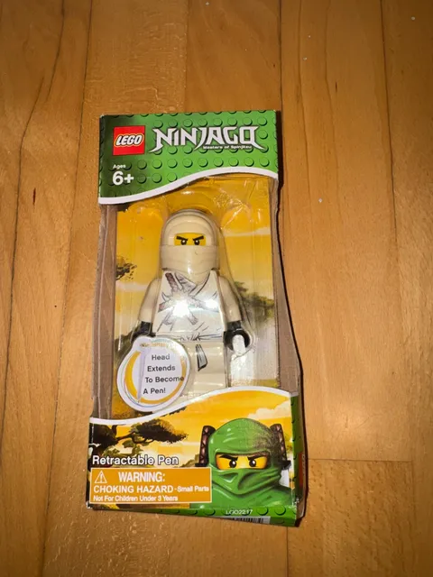 Lego Ninjago Zane retractable pen - factory sealed, excellent condition