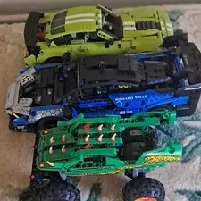 LEGO Technic McLaren Senna GTR 42123 Built Model Car Lot of 3 Vehicles