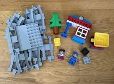 Lego Duplo Steam Train Track, Platform and Blocks 10874 Replacement *No Train