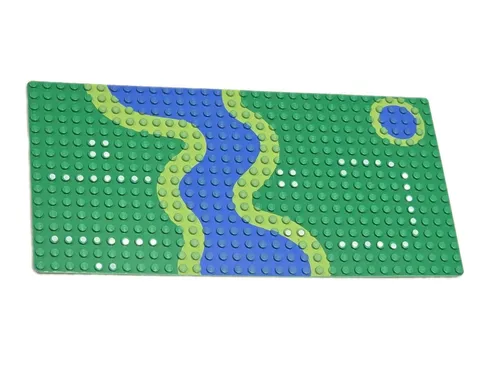 LEGO Vintage Castle Forestmen’s Crossing River Baseplate 16x32 Set 6071