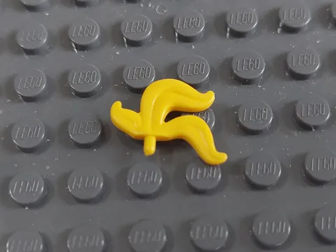 Lego 6071 Yellow Triple Feather Plume - Used