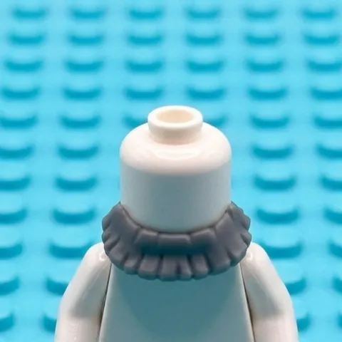 ☀️NEW Lego Minifigure Minifig Hair Male Short Flared Beard Dark Bluish Gray H56