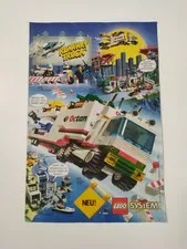 Rare Advertising Flyer Promo Sheet LEGO City City 6335 6337 6598 6334 6545 1996