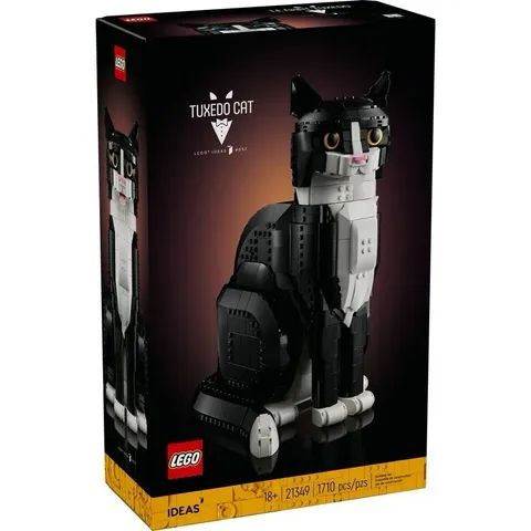 LEGO Ideas Tuxedo Cat 21349 Building Set for Adults 1710 Pcs Brand New Sealed