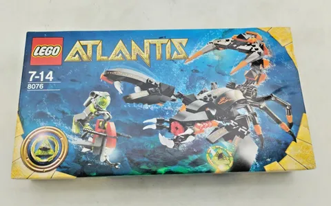 LEGO 8076 Deep Sea Striker MISB NEW EOL Sealed Atlantis Poseidon 7985