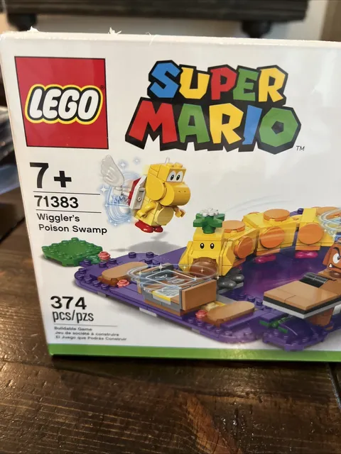 LEGO Super Mario - 71383 Wiggler's Poison Swamp - NIB Sealed - Retired Set