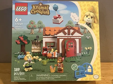 LEGO Animal Crossing Isabelle’s House Visit 77049 389 pcs Set Ages 6+