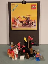 LEGO Castle Lion Knights #6039 Twin Arm Launcher - 100% Comp w/Instructions