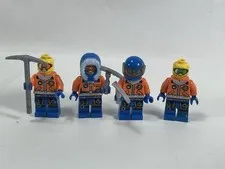 LEGO Arctic Explorers, Snow, Mountain, Winter Minifigures  - Lot of 4