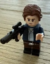 Han Solo Minifigure From Cloud City 75222 *SUPER RARE* Dual molded Legs