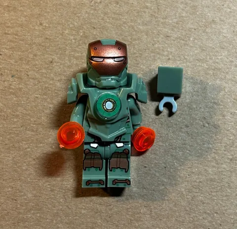 Lego-like Marvel WAR MACHINE - MCU Iron Man Minifigure Custom
