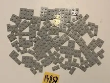 Lego Parts Lot Plates Light Grey