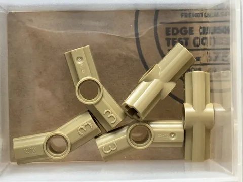 LEGO Parts - Dark Tan Technic, Axle Pin Connector Angled #3 - No 32016 - QTY 5