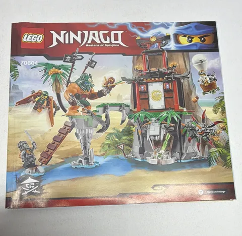 LEGO NINJAGO 70604 Illustrated Instruction Manual Booklet The Lighthouse Siege