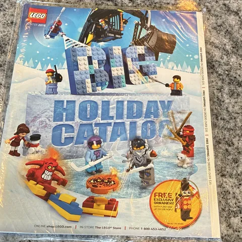 LEGO BIG Holiday Catalog Winter 2016 Illustrated English Booklet WOR 6871