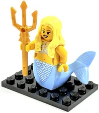 [LEGO] Series 9 *MERMAID* Minifigure Col140 Minifigure Very Good Mint Complete