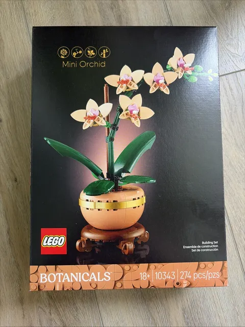 LEGO Botanicals Mini ORCHID Set 10343 - New in Sealed Box - Botanical Collection