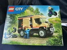 LEGO CITY #60512- MOUNTAIN BIKE ADVENTURE VAN- 260 PIECES