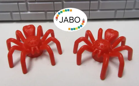 (E14/9/6) Lego Animal 2 x 29111 Spider Ant Termite red