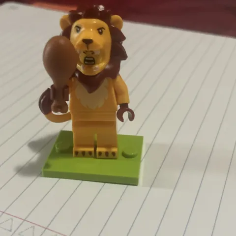 LEGO Minifigures Series 13 Lion Costume Minifigure w/ Drumstick, Green Base