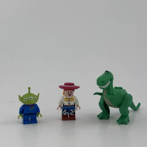 LEGO Toy Story Minifigure Bundle Lot 3 Jessie Rex Alien + Bonus Keychain
