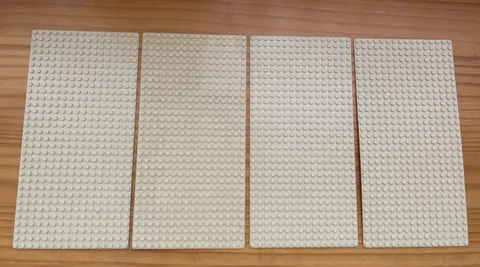LEGO Baseplate 16 x 32 Studs light tan sand  THIN base plate