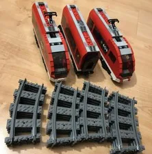 2010 Lego RC Train 7938 Passenger Train Complete 100%