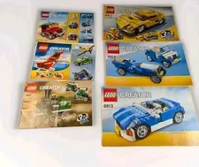 LEGO Creator Vehicle Instruction Manual Lot Of 5 