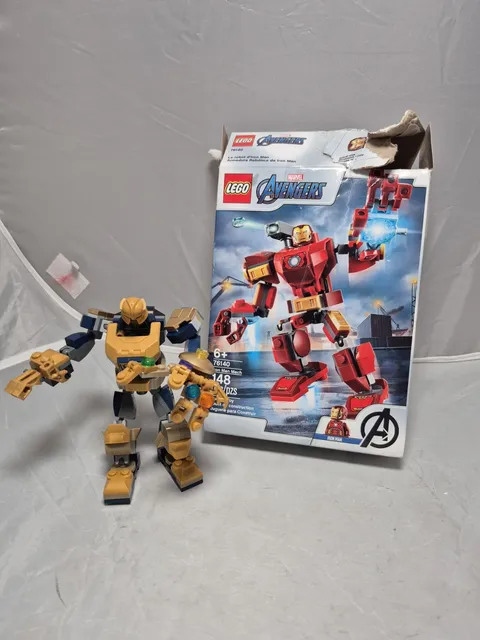 💥 76140 LEGO Bonus Marvel Avengers Iron Man NEW Box RETIRED *Damaged Box TB