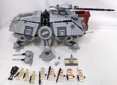 LEGO Star Wars  75337 AT-TE Walker Set Built With Minifigures