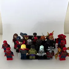 LEGO Marvel Superheroes Minifigure Lot Spider-Man Hulk Thor Captain America