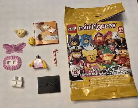 LEGO Series 23 Sugar Fairy Minifigure 71034 CMF Candy Cane New Opened