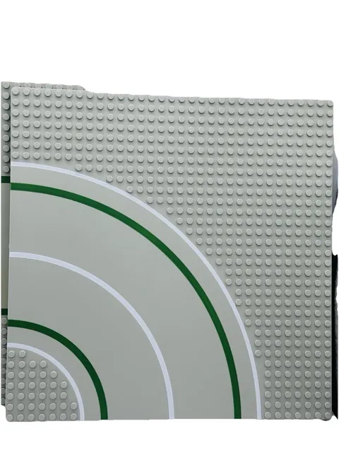 Vintage LEGO Road Plate Lot 32x32 Straight & Curved Baseplates Green Border