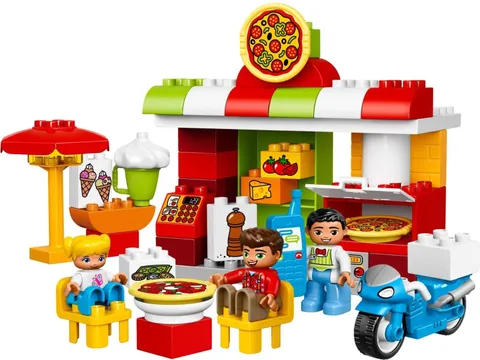 56 of 57 Bricks from Lego Duplo Pizzeria 10834 No box/manual