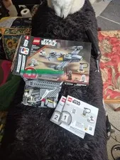 LEGO Star Wars 75410 Mando and Grogu's N-1 Starfighter R5-D4 And Mandalorian