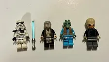 LEGO Star Wars Minifigures Obi-Wan, Greedy Sandtrooper Bith Musician from 75425