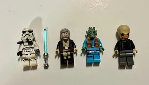 LEGO Star Wars Minifigures Obi-Wan, Greedy Sandtrooper Bith Musician from 75425