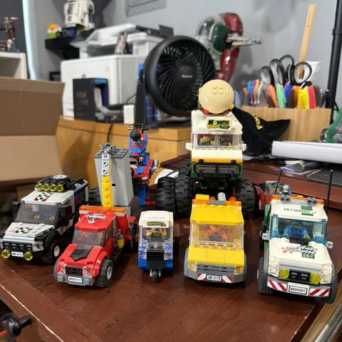 Lot of 8 LEGO Vehicles