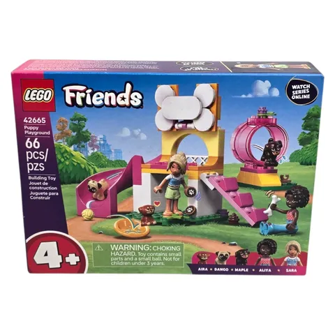 LEGO Freinds #42665 Puppy Playground 66pcs Age 4+ NEW 2025