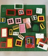 LEGO vintage door, window and more!! Lego lot!