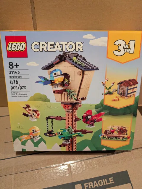 LEGO. CREATOR 3 in 1: Birdhouse (31143). New, Sealed, Retired 